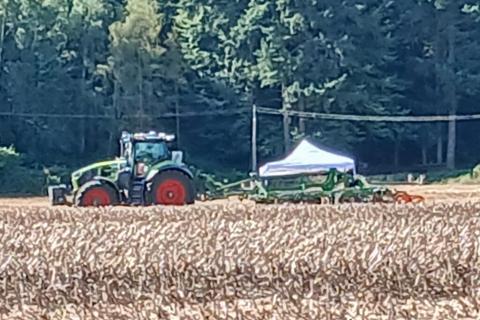 Испытания нового трактора CLAAS Axion
