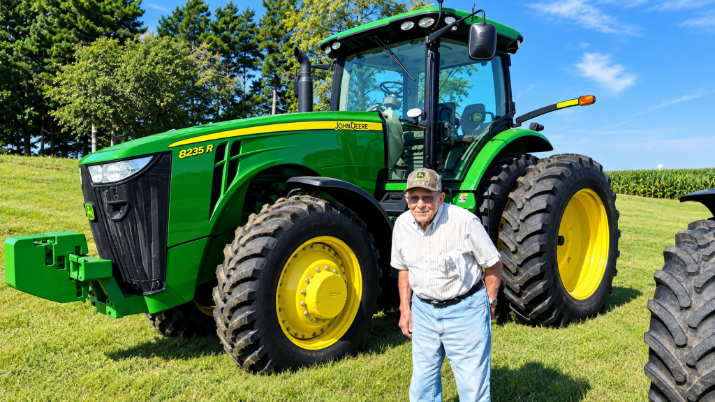 104 летний американец решил продать свой трактора John Deere