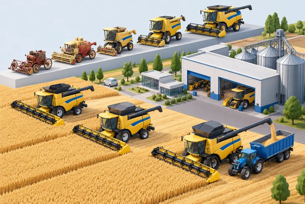 Комбайны New Holland (Нью Холланд): история производства, модельный ряд, виды и технические характеристики