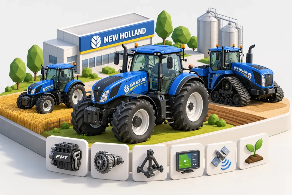 Тракторы New Holland (Нью Холланд) — модели, характеристики и история