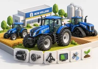 Тракторы New Holland (Нью Холланд) — модели, характеристики и история